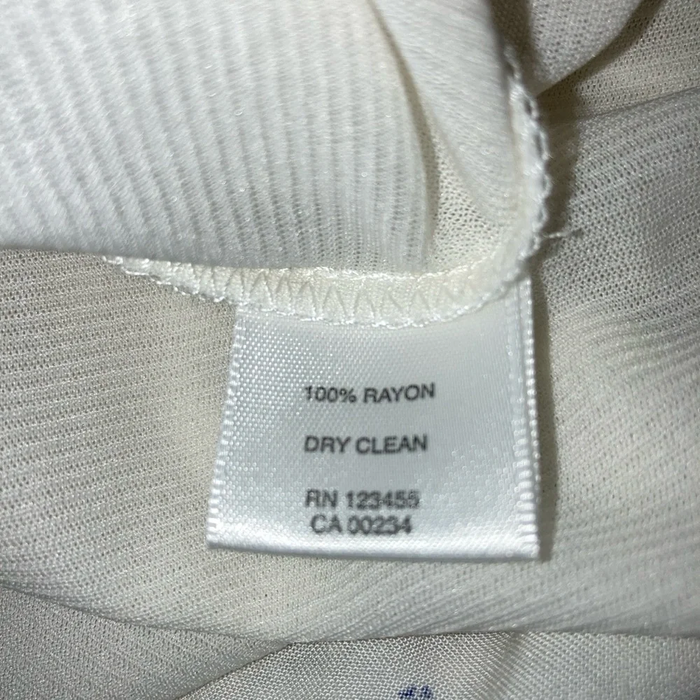 Lord & Taylor Halter Tassel Hem Summer Dress Coverup Beach Resortwear sz Small - Picture 5 of 6